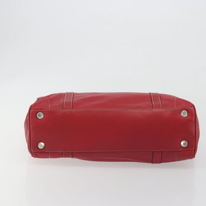 Christian Dior CD Shoulder bag Leather, Red, Leather, Shoulder Bag