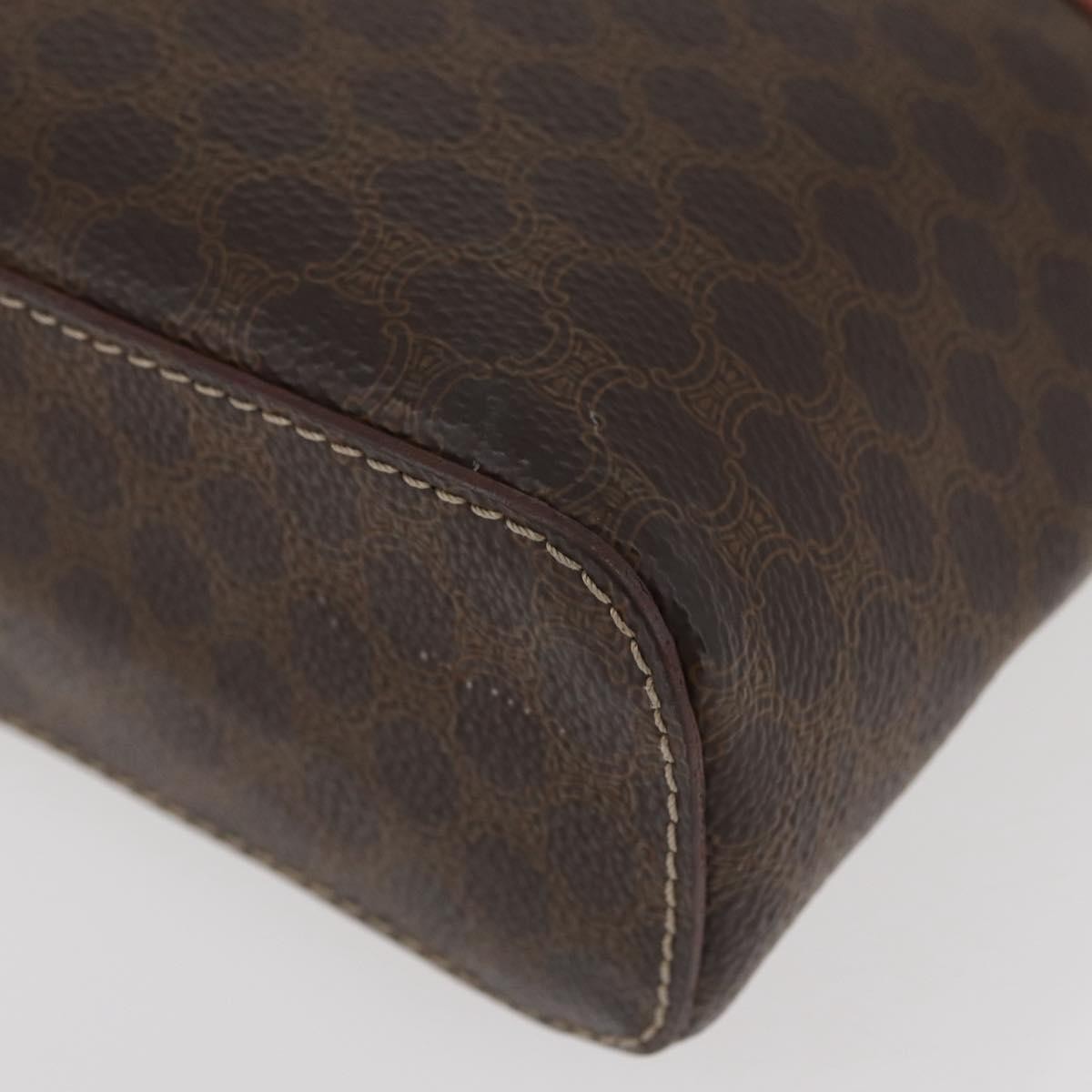 Celine Macadam Vanity Canvas, Brown, Canvas, Clutch