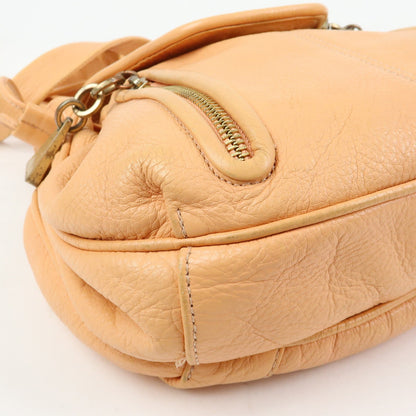 Chloe shoulder bag Leather, Orange, Leather, Shoulder Bag