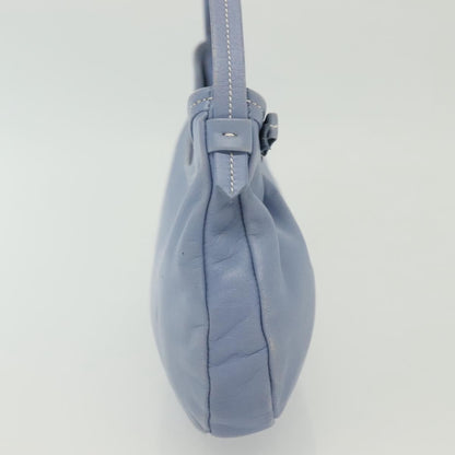 Salvatore Ferragamo Vala Leather, Blue, Leather, Shoulder Bag