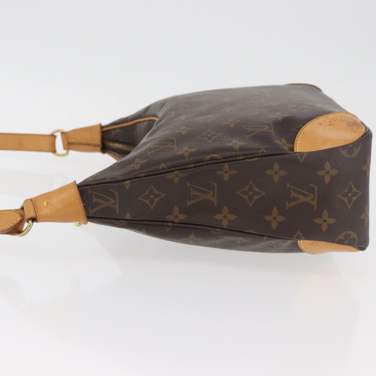 Louis Vuitton Boulogne Monogram Canvas, Brown, Canvas, Handbag