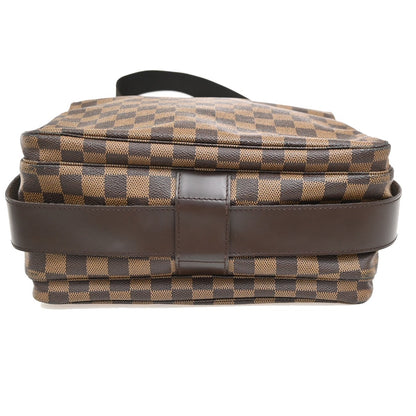 Louis Vuitton Naviglio Damier, Brown, Canvas, Handbag