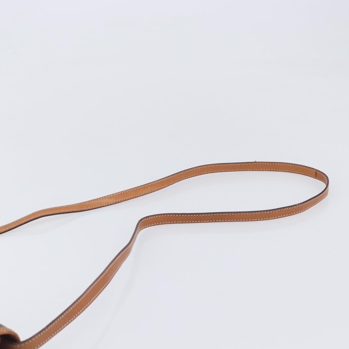 Celine Macadam Shoulder Canvas, Brown, Canvas, Crossbody Bag