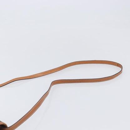 Celine Macadam Shoulder Canvas, Brown, Canvas, Crossbody Bag