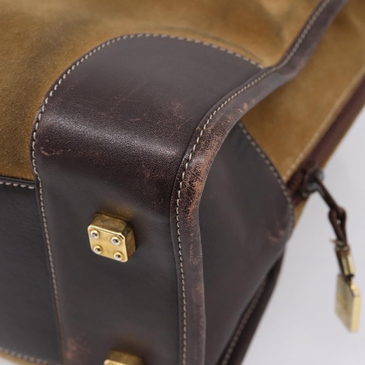 Loewe Amazona Suede, Beige, Suede, Handbag