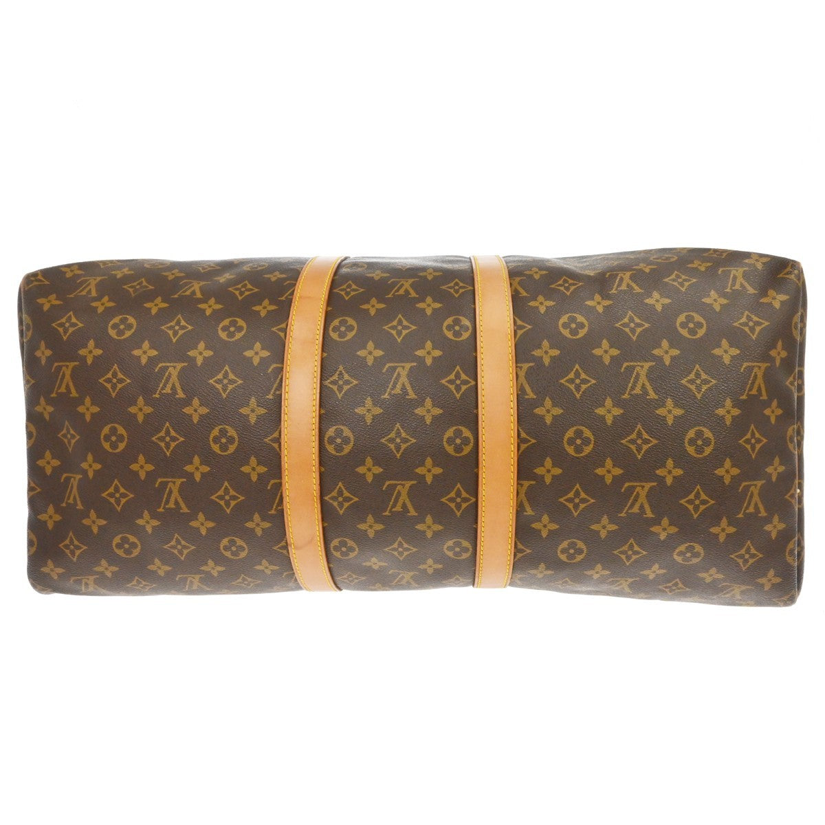 Louis Vuitton Keepall Monogram, Brown, Canvas, Travel Bag