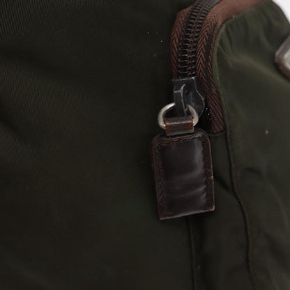 Prada Front Pocket Tessuto, Khaki, Nylon, Backpack