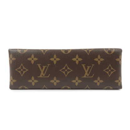 Louis Vuitton Locky Monogram Canvas with Leather, Brown, Canvas, Handbag