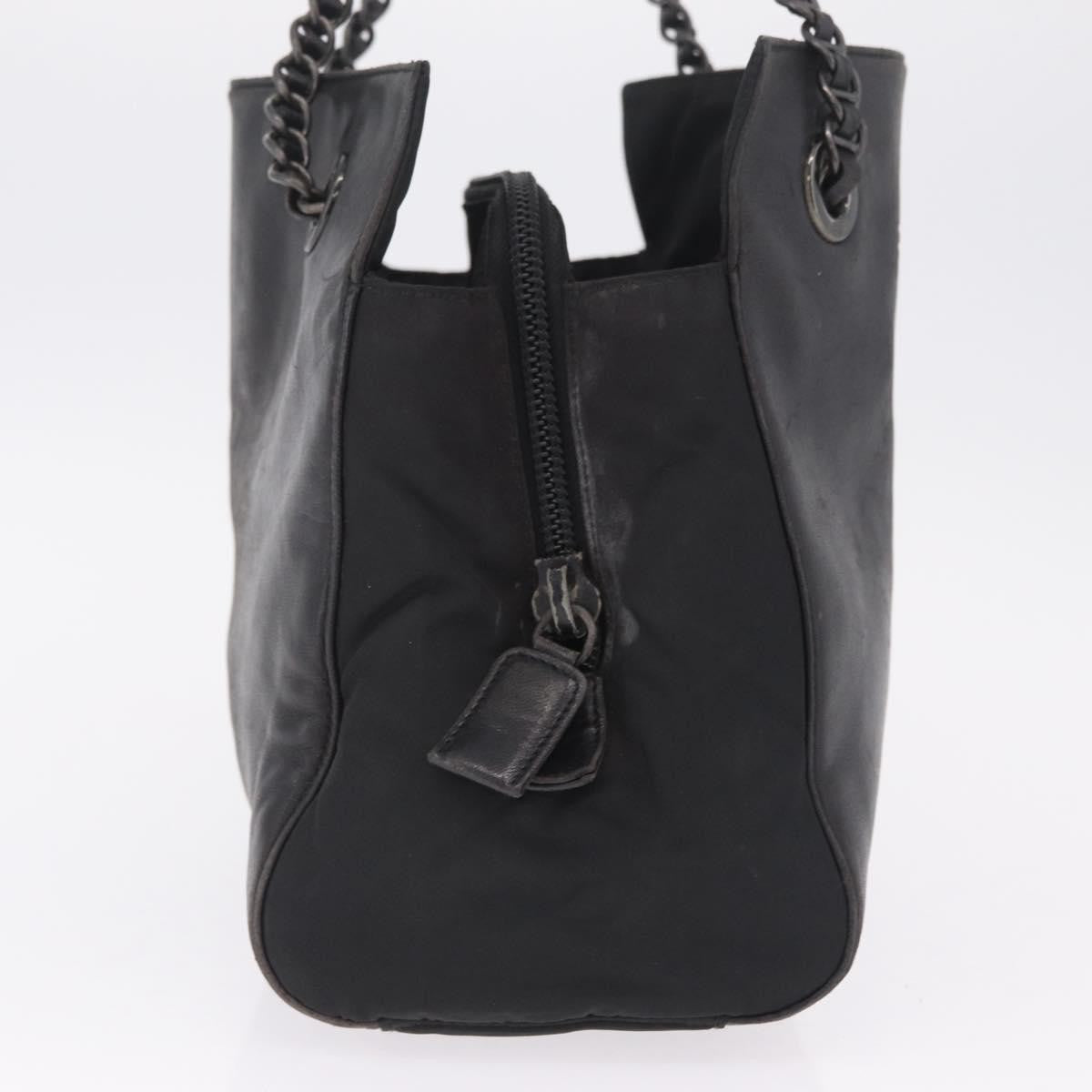 Prada Shoulder Leather, Black, Leather, Shoulder Bag