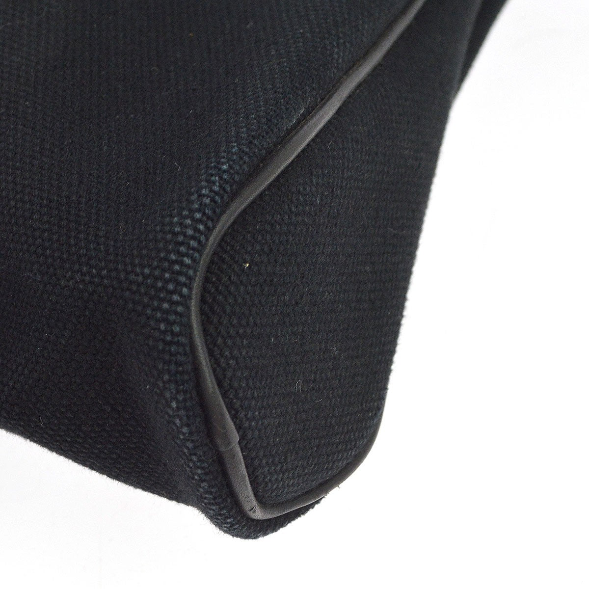 Hermes Heeboo Toile, Black, Canvas, Handbag