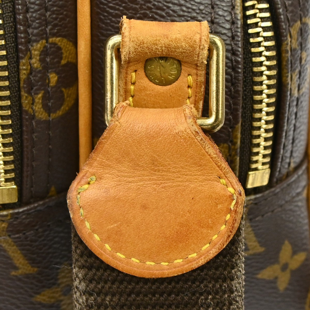 Louis Vuitton Reporter Monogram, Brown, Canvas, Shoulder Bag
