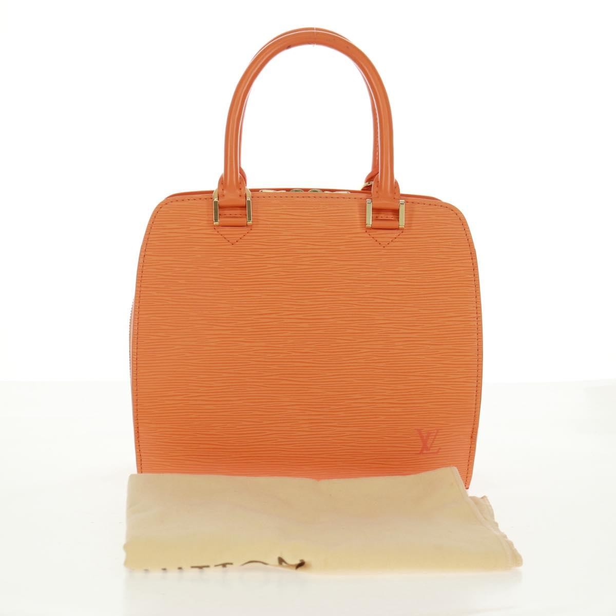 Louis Vuitton Pont Neuf Epi Leather, Orange, Leather, Handbag