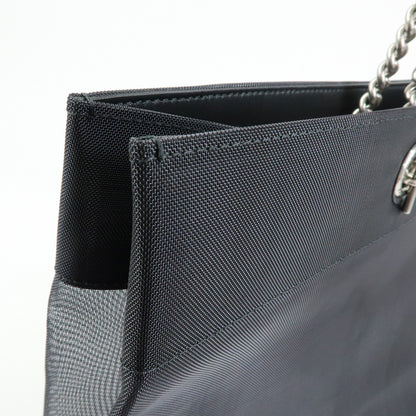 Balenciaga Duty Free Mesh with Leather, Black, Mesh, Tote Bag