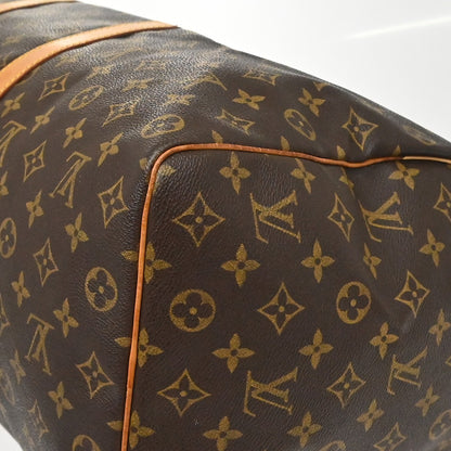 Louis Vuitton Keepall Monogram Canvas, Brown, Canvas, Travel Bag