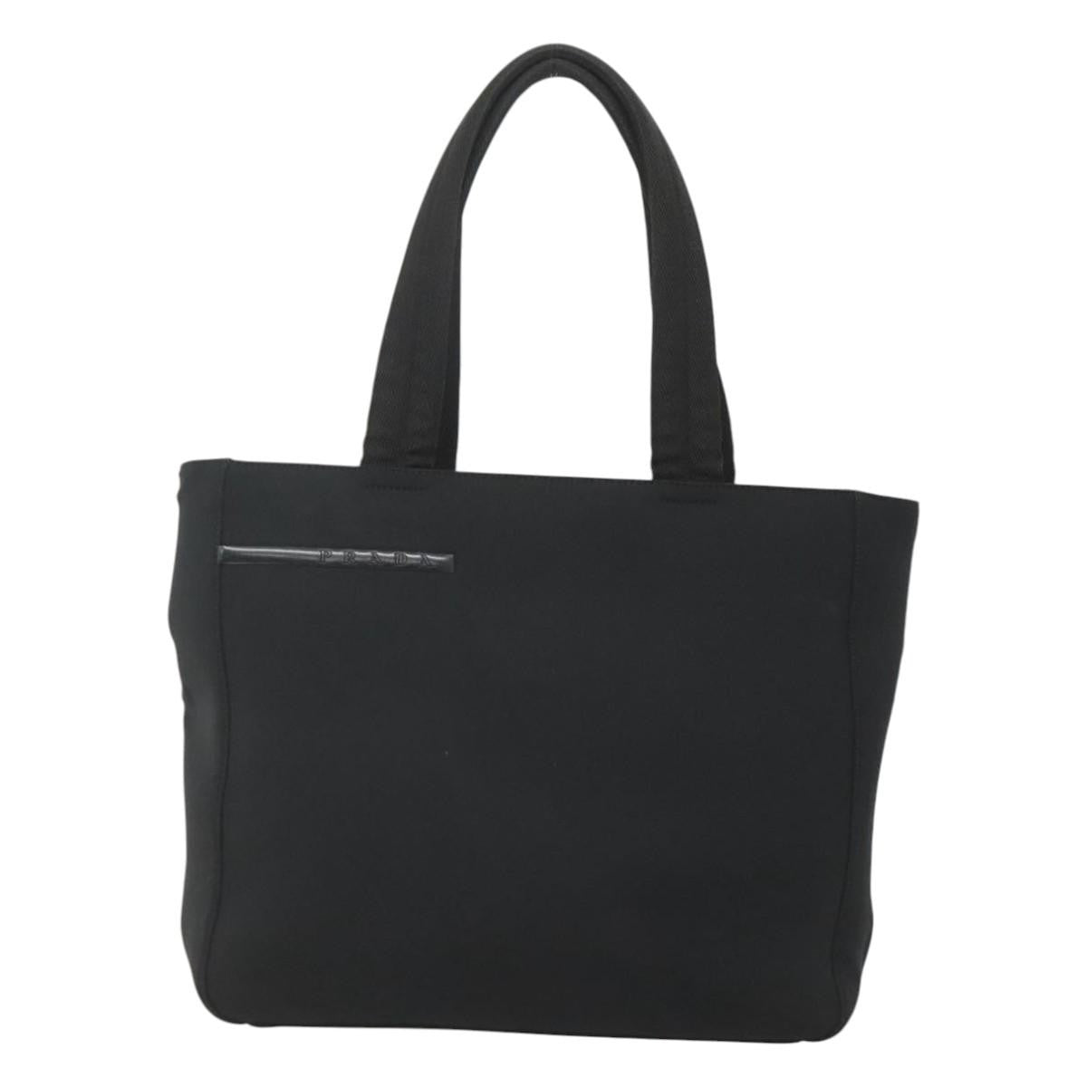 Prada City Sport Bucket Soft Calf, Black, Canvas, Handbag
