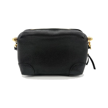 Balenciaga Classic Studs Chain Reporter Leather, Black, Leather, Crossbody Bag