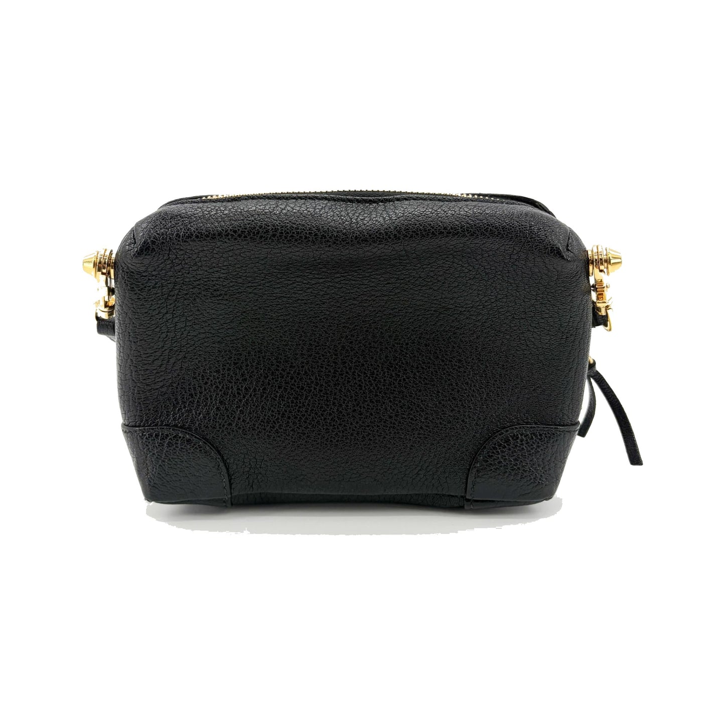 Balenciaga Classic Studs Chain Reporter Leather, Black, Leather, Crossbody Bag
