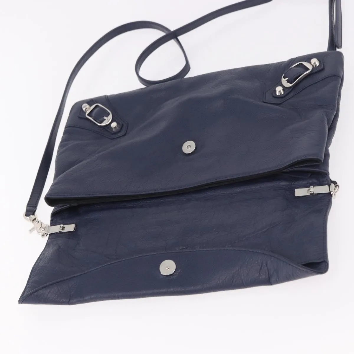 Balenciaga Classic Studs Envelope Strap Clutch - Brandsamsara