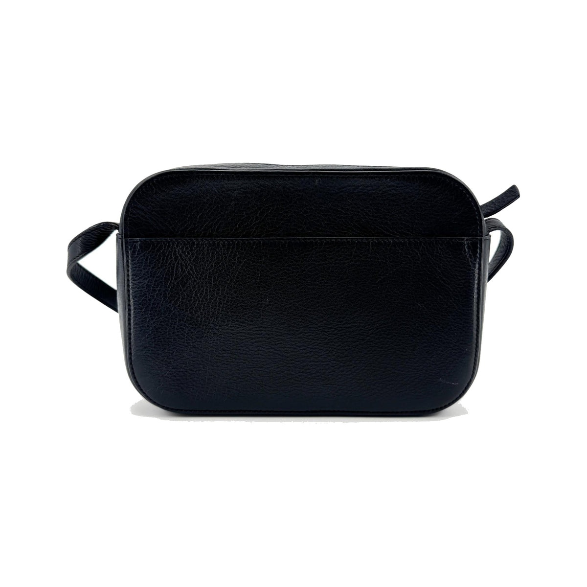 Balenciaga Everyday Camera Leather, Black, Leather, Handbag