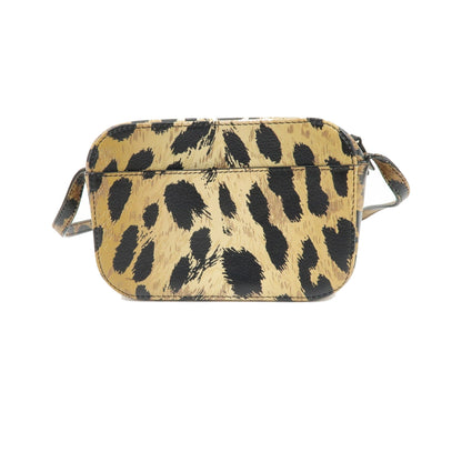 Balenciaga Everyday Camera Printed Leather, Brown, Leather, Handbag
