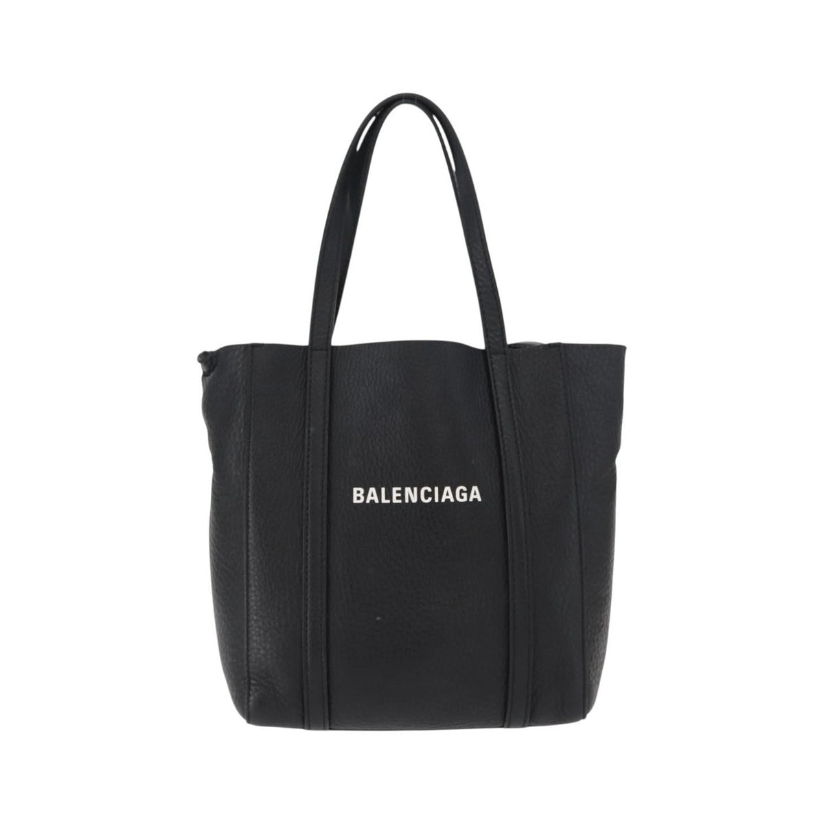 Balenciaga Everyday Leather, Black, Leather, Tote Bag