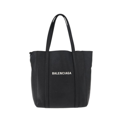 Balenciaga Everyday Leather, Black, Leather, Tote Bag