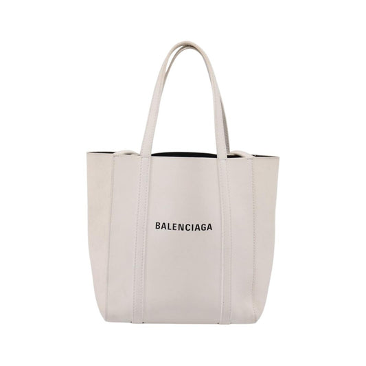 Balenciaga Everyday Leather, White, Leather, Tote Bag