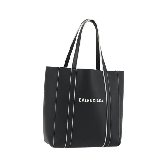 Balenciaga Everyday Tote Leather, Black, Leather, Tote Bag