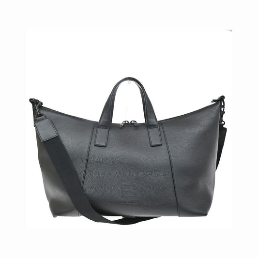 Balenciaga Hourglass Carryall Leather, Black, Leather, Handbag