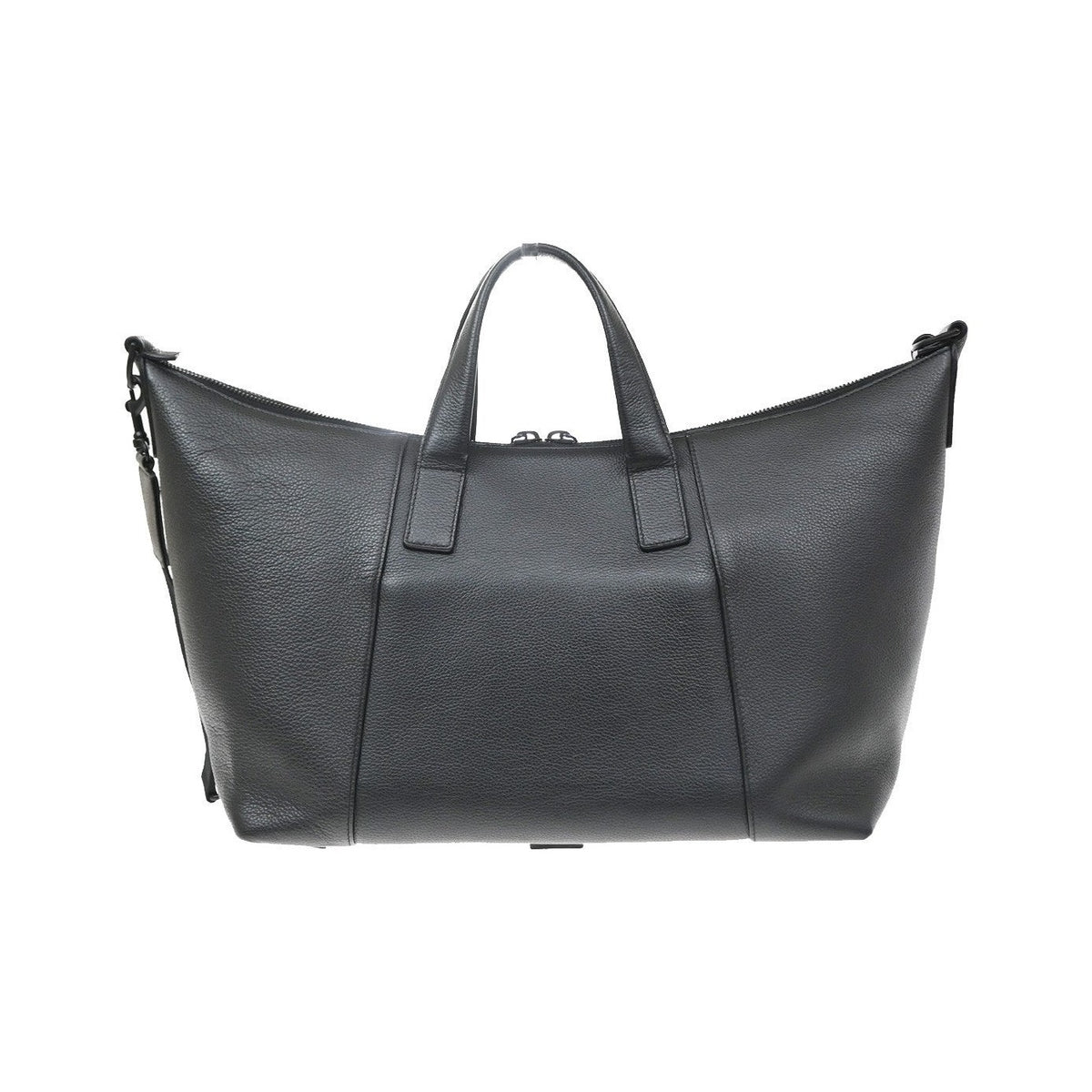 Balenciaga Hourglass Carryall Leather, Black, Leather, Handbag