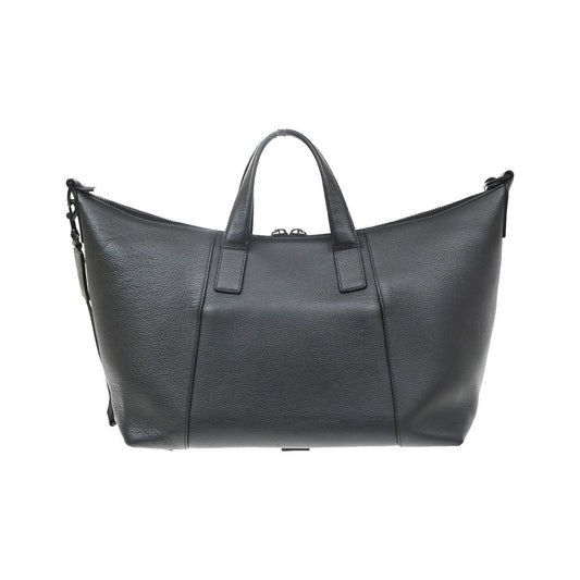 Balenciaga Hourglass Carryall Leather, Black, Leather, Handbag