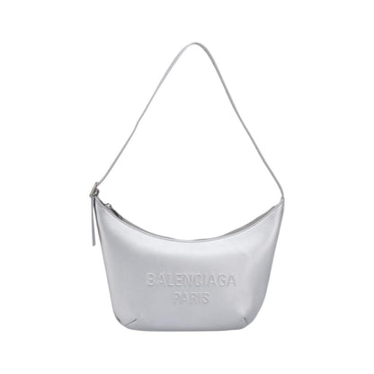 Balenciaga Mary Kate Sling Leather, Silver, Leather, Handbag