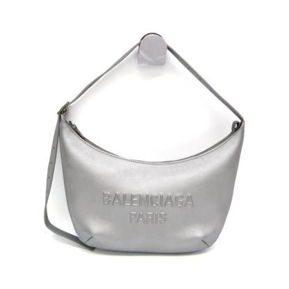 Balenciaga Mary Kate Sling Leather, Silver, Leather, Handbag