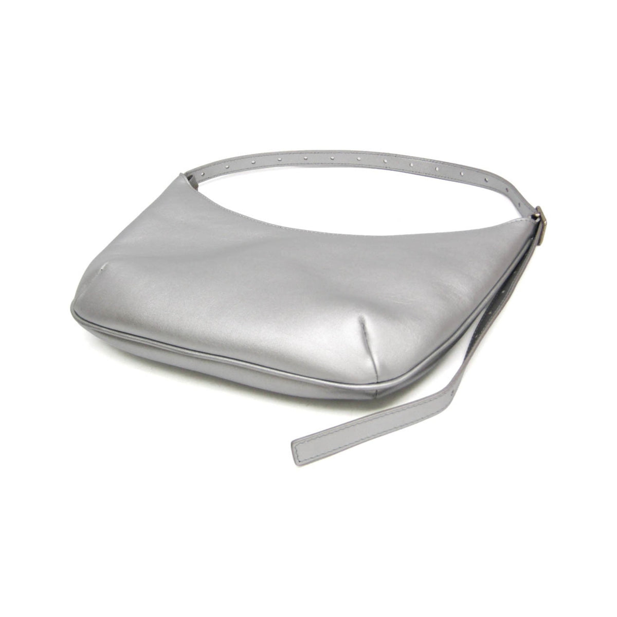 Balenciaga Mary Kate Sling Leather, Silver, Leather, Handbag