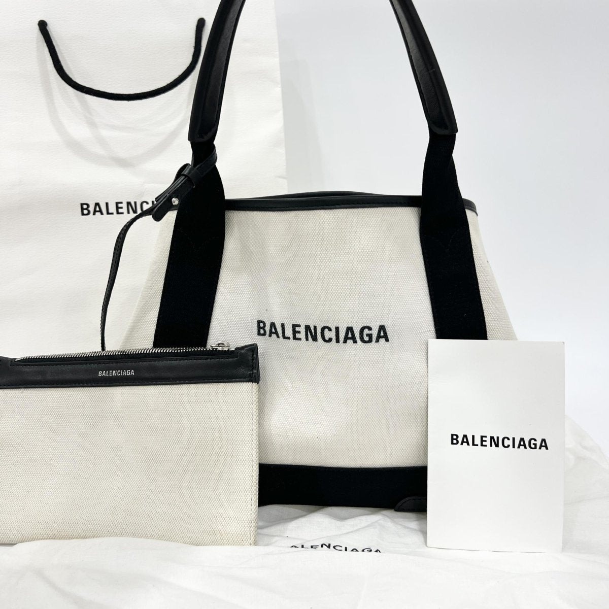 Balenciaga Navy Cabas - Brandsamsara