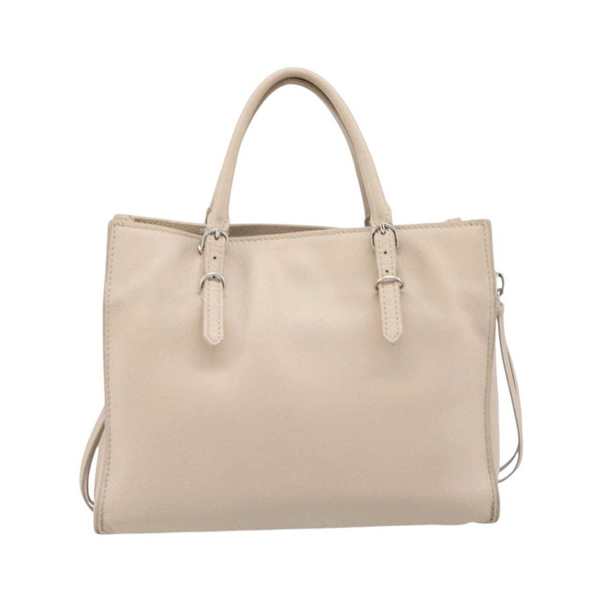 Balenciaga Papier A4 Zip Around Classic Studs Leather, Gray, Leather, Handbag