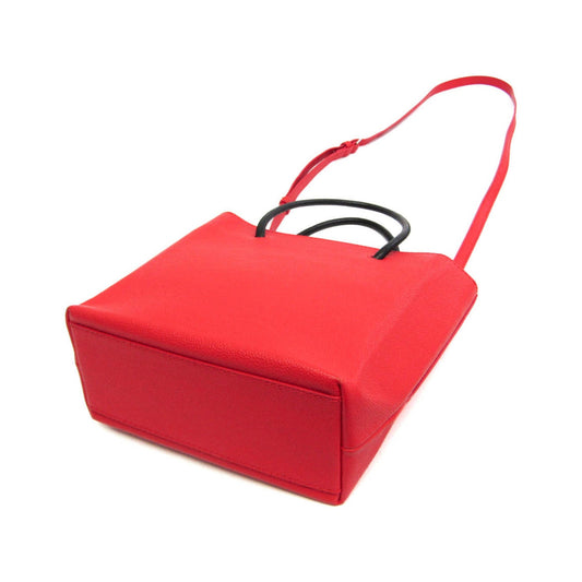 Balenciaga Shopping Leather, Red, Leather, Tote Bag