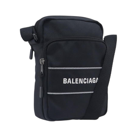 Balenciaga Sport Messenger Nylon, Black, Nylon, Handbag