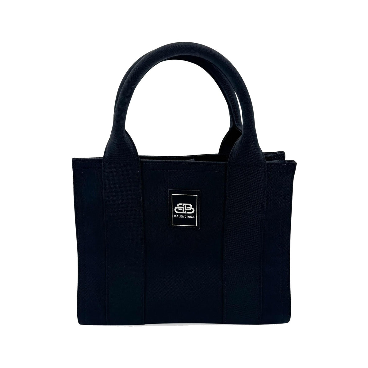 Balenciaga Trade East-West Nylon, Black, Canvas, Tote Bag