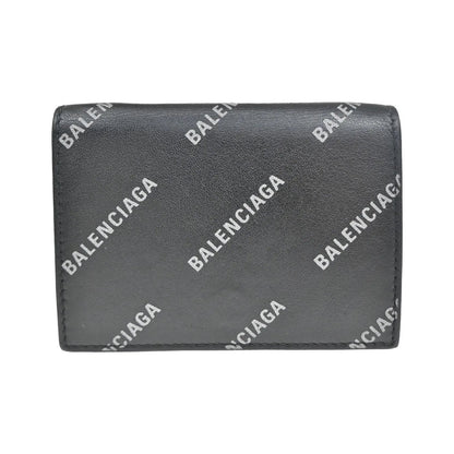 Balenciaga Trifold Leather, Black, Leather, Wallet