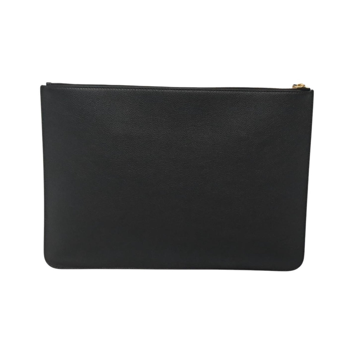 Balenciaga Ville Pouch Leather, Black, Leather, Clutch