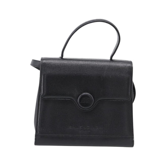 Balenciaga Vintage Leather, Black, Leather, Handbag