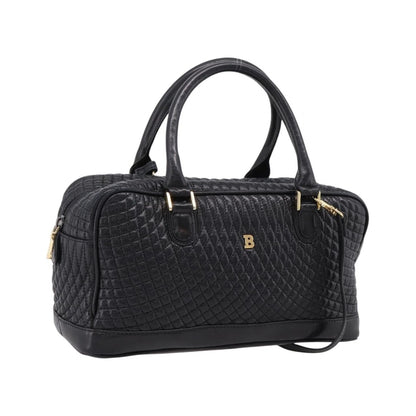 Bally Handbag Leather, Black, Leather, Handbag