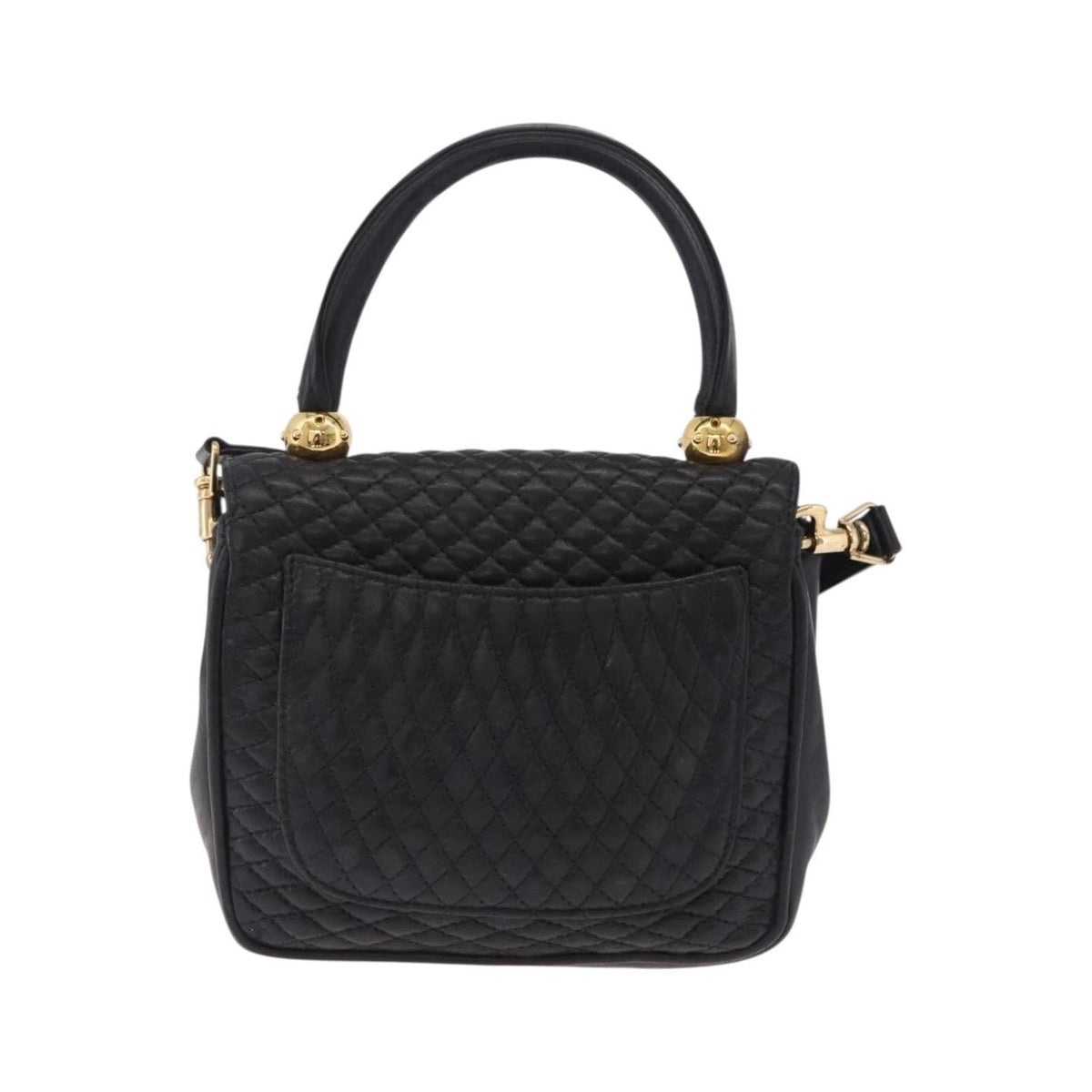Bally Handbag Leather, Black, Leather, Handbag