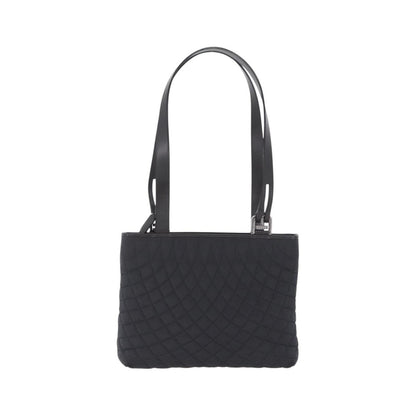 Bally Handbag Quilted Nylon, Black, Nylon, Handbag