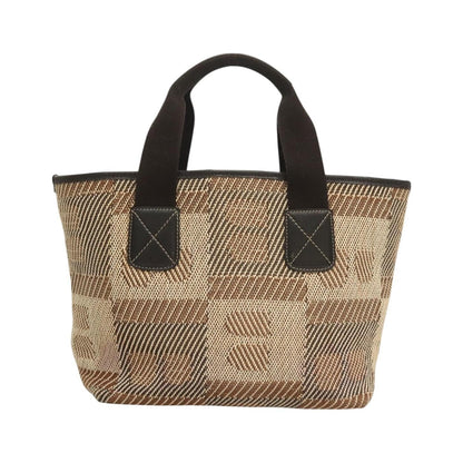 Bally Vintage Canvas, Brown, Canvas, Shoulder Bag