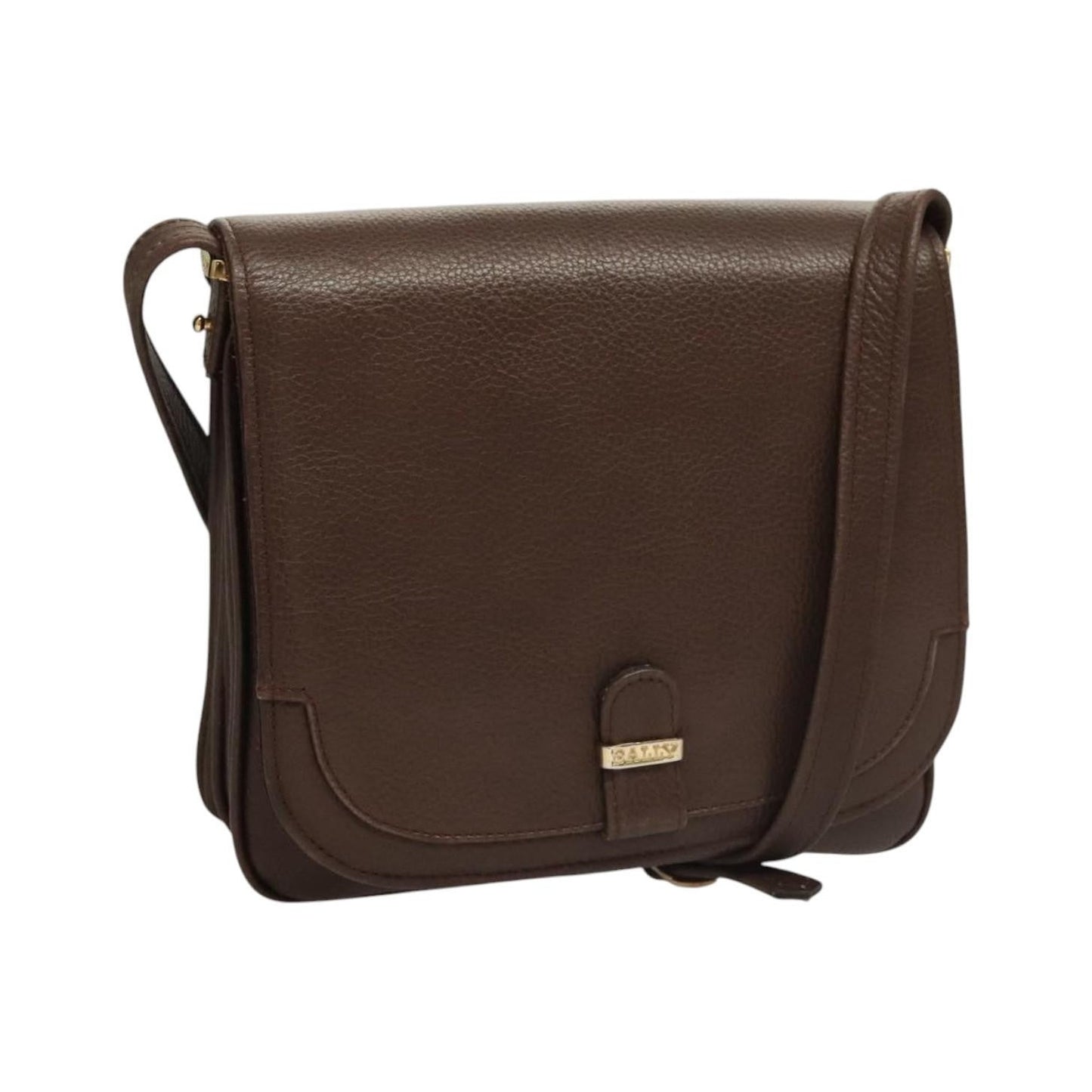 Bally Vintage Leather, Brown, Leather, Shoulder Bag