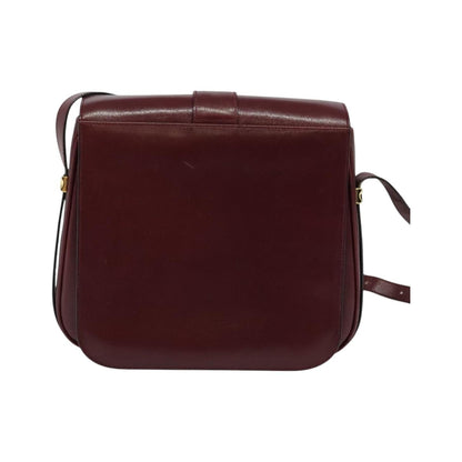 Bally Vintage Leather, Burgundy, Leather, Shoulder Bag