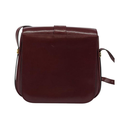 Bally Vintage Leather, Burgundy, Leather, Shoulder Bag