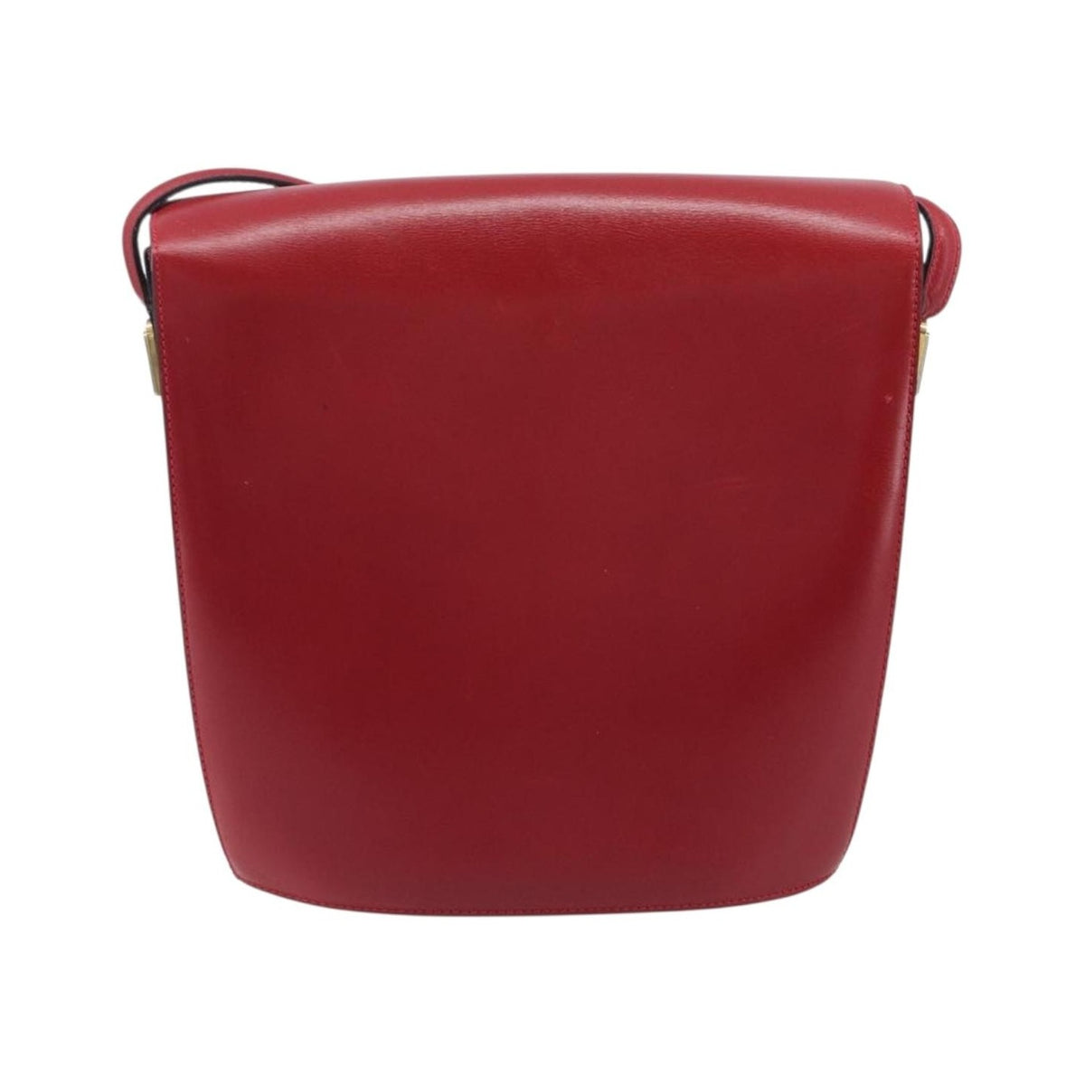 Bally Vintage Leather, Red, Leather, Shoulder Bag